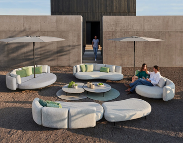 ORGANIX LOUNGE - 2 seater fabric garden sofa by Royal Botania - view 3